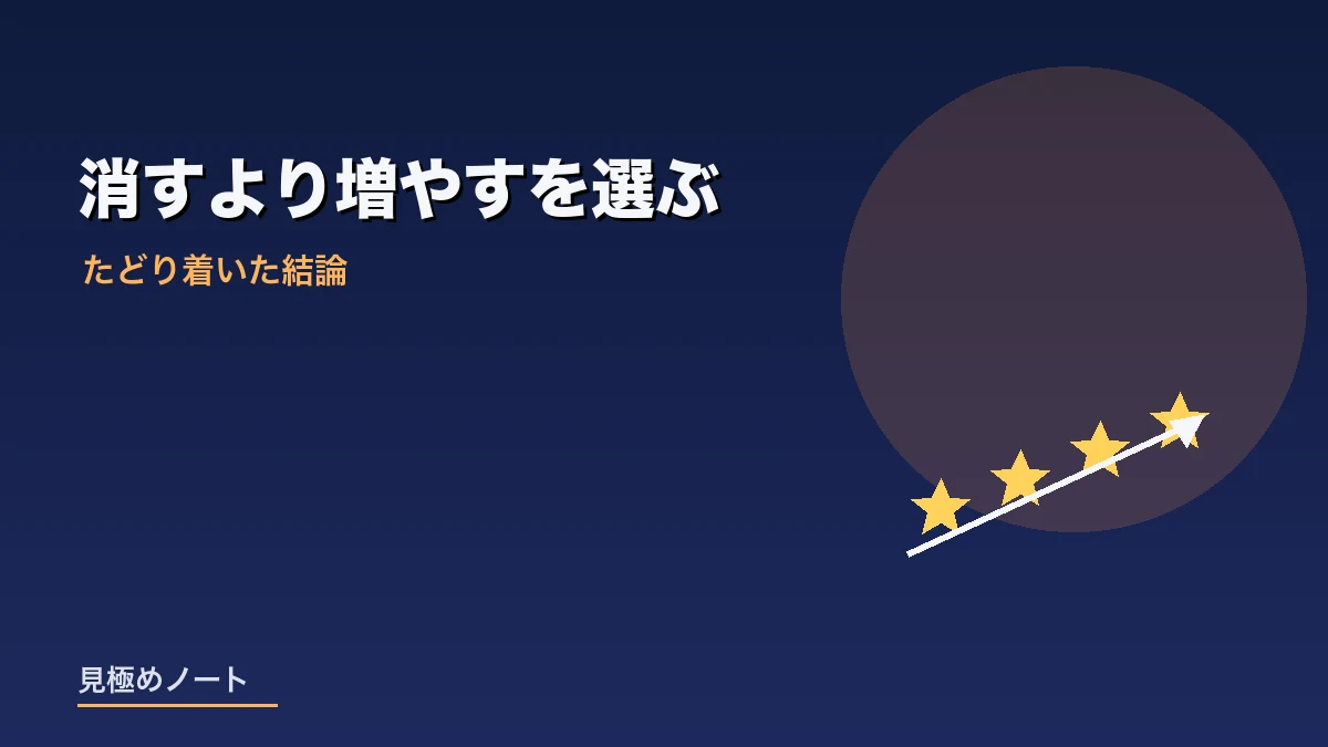 悪い口コミを消すより良い評価を積み上げる選択を表すイメージ画像
