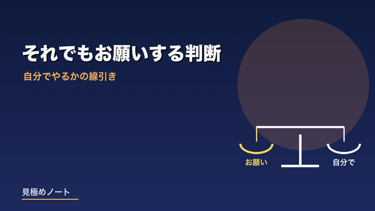 簿記を学んだ後も記帳と申告を税理士にお願いしている判断を表すイメージ画像